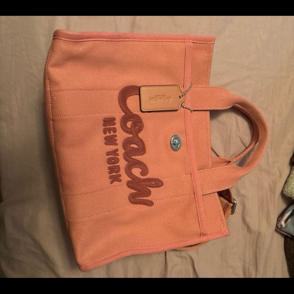 Coach Pink Tote Bag